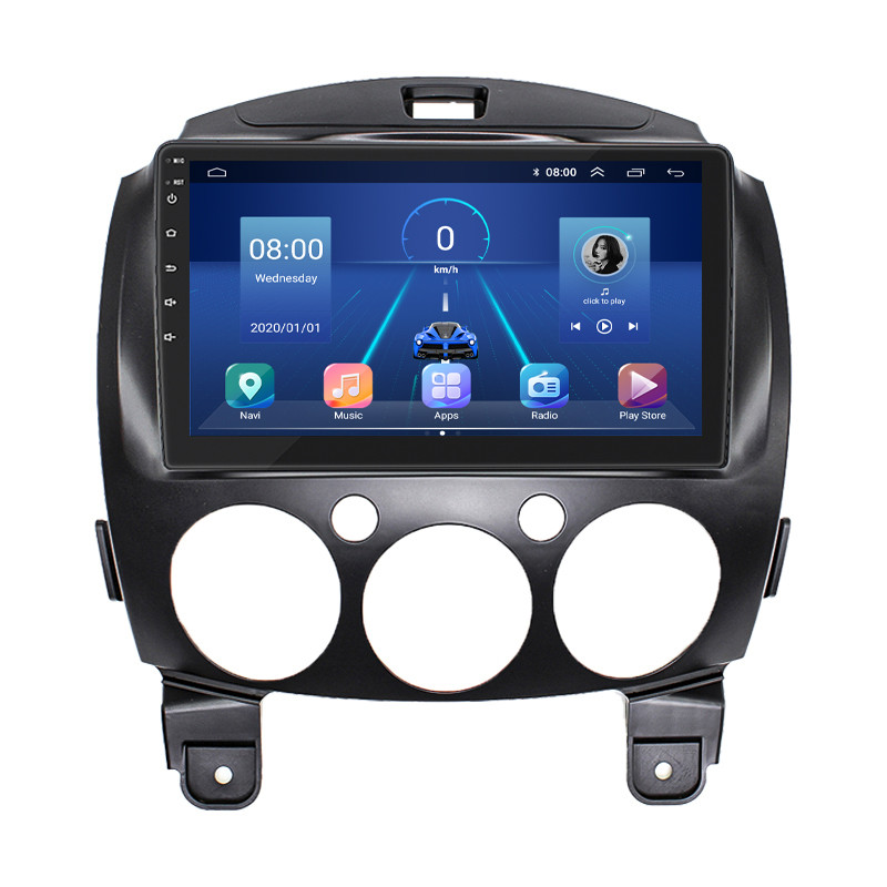 Штатна магнітола 9" Lesko для Mazda Demio III (DE) 2007-2014 6/128Gb 4G Wi-Fi GPS Top Мазда 6шт