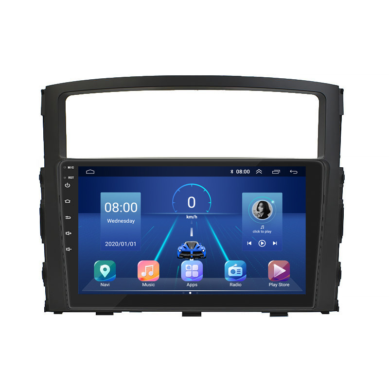Штатна магнітола 9" Lesko для Mitsubishi Pajero IV 2006-2011 6/128Gb 4G Wi-Fi GPS Top Міцубісі 2 шт.
