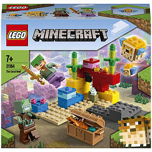 Конструктор LEGO Minecraft Кораловий риф (21164) Лего Майнкрафт
