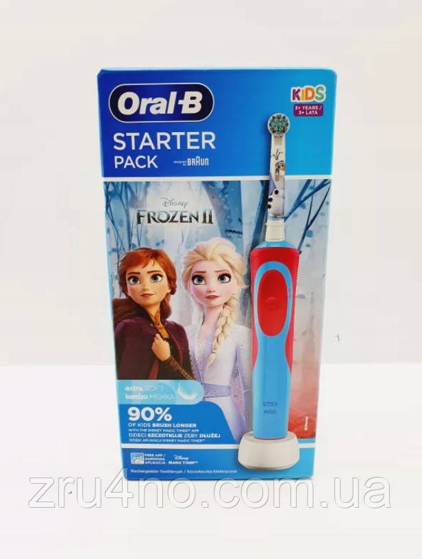 Дитяча електрична зубна щітка Oral-B Vitality Frozen, 2 насадки
