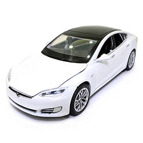 Машинка металева Tesla «AutoExpert» Тесла білий світло звук 15*5*7 см (12803W)