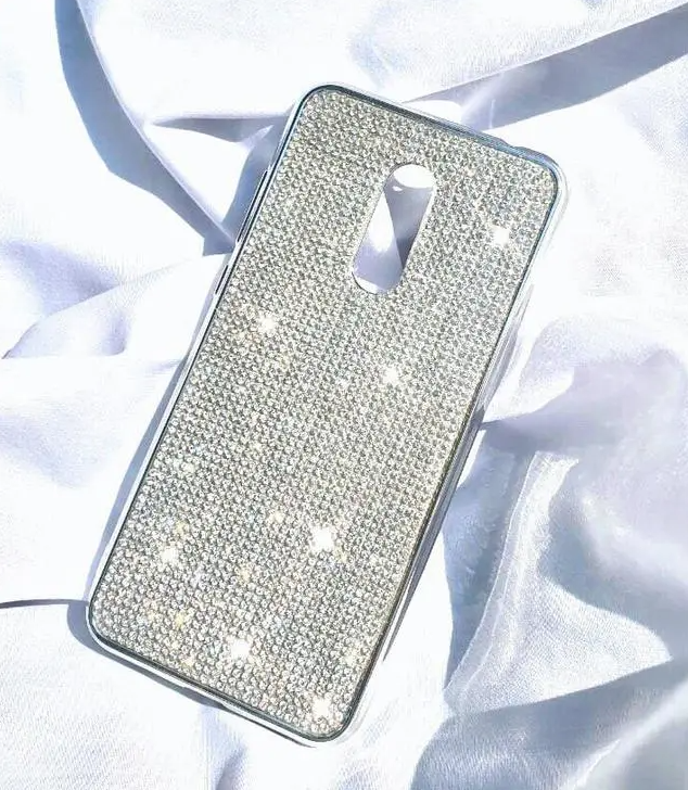 Силіконовий чохол з камінням для Xiaomi Redmi Note 4x, фото 1