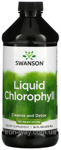 Swanson Liquid Chlorophyll 100 mg 473 ml Хлорофил жидкий (ID#1684938660 ...