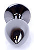 Серія Anal Plug Boss - ювелірні вироби Dark Silver Purple S, BS6400034, фото 6