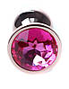 Серія Anal Plug Boss - ювелірна червона золота пробка Pink S, BS6400107, фото 8