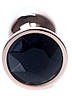 Серія Anal Plug Boss - ювелірна червона золота пробка Black S, BS6400111, фото 8