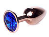 Серія Boss Anal Plug - ювелірна червона золота пробка Light Dark Blue S, BS6400114, фото 6