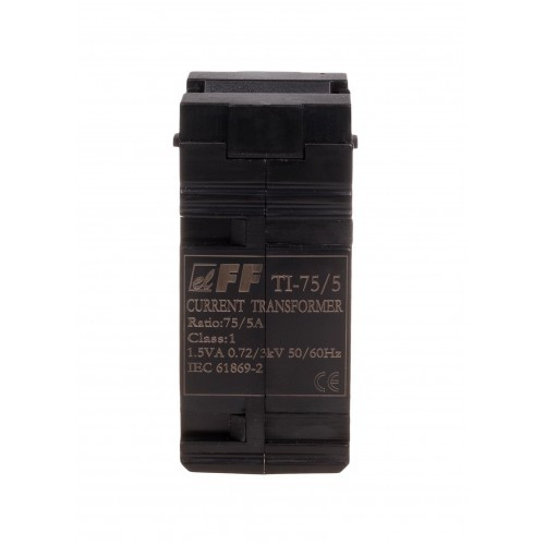 Трансформатор струму F&F TI-75-5, 75/5, з замкнутим сердечником