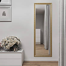 Дзеркало в повний зріст | для стіну 180х60 | золото з патиною Black Mirror в салон краси