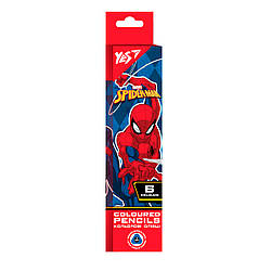 Олівці кольорові YES 6 кол "Marvel.Spiderman"