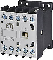 Контактор силовой миниатюрный CEC07.01 7A 1NC 24V DC 3p