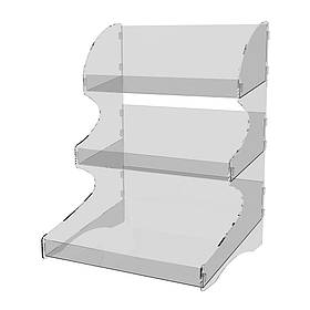 Підставка вітрина EKOSTAR під батончики настільна 300х400х260