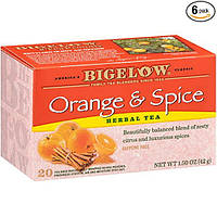 Чай Bigelow Orange & Spice Herbal Tea без кофеїну