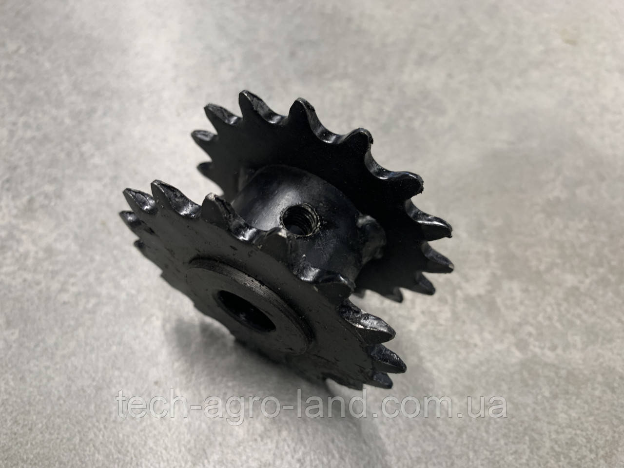 Зірочка подвійна на механізм бака добрива картоплесаджалки Бомет, фото 1