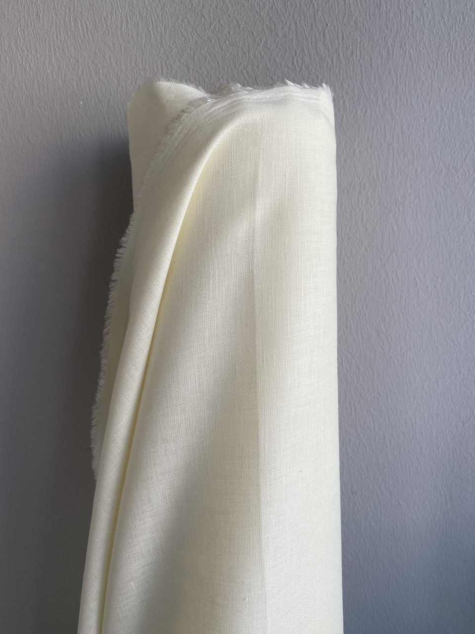 Бежева сорочково-платтєва пом'якшена тканина, 100% льон, колір 236/1403