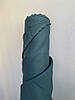 Смарагдова лляна сорочково-платтєва тканина, 100% льон, колір 204/1330, фото 2