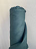 Смарагдова лляна сорочково-платтєва тканина, 100% льон, колір 204/1330, фото 7