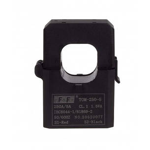 Трансформатор струму F&F TOM-200-5, 200/5, з розбірним сердечником, фото 1