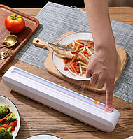 Кухонний диспенсер різак тримач для стрейч плівки з відрізним ножем