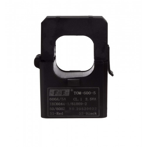 Трансформатор струму F&F TOM-600-5, 600/5, з розбірним сердечником
