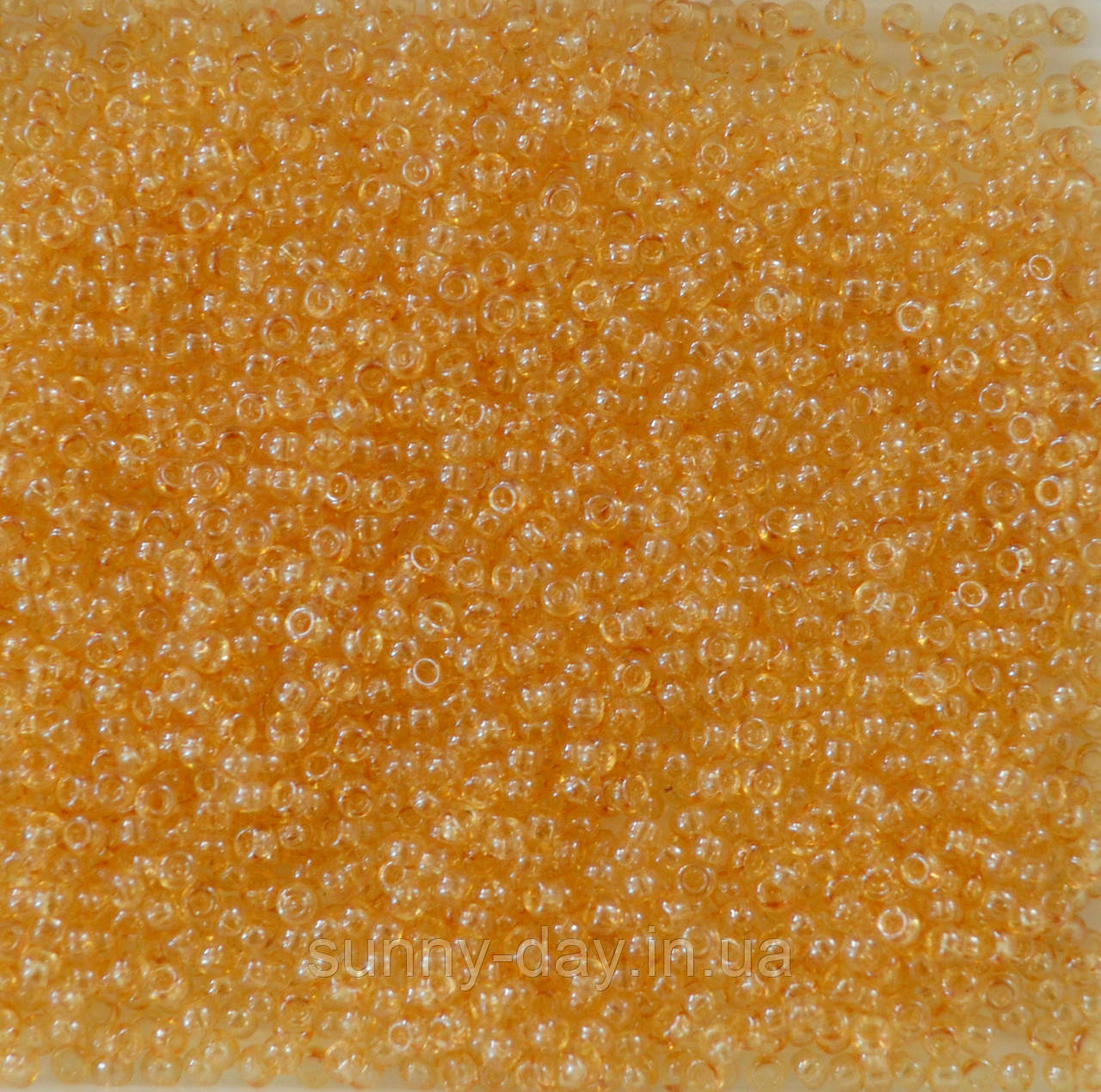 Бісер Miyuki Round Rocailles 11/0 колір - бежевий прозорий, фото 1