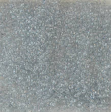 Бісер Miyuki Round Rocailles 11/0 колір - сірий прозорий