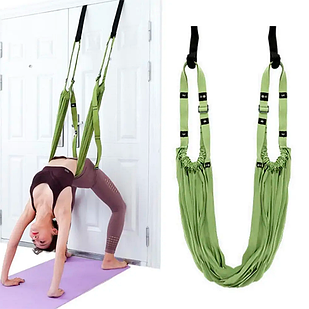 Гамак для йоги Air Yoga rope Зелений