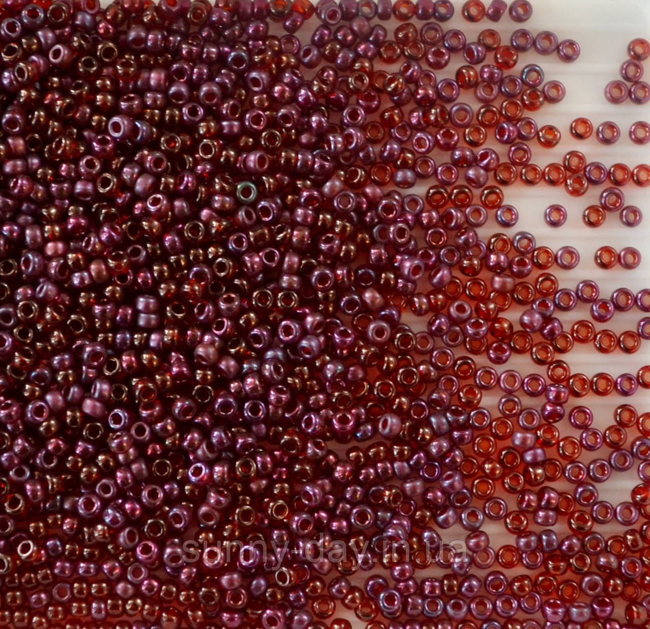 Бісер Miyuki Round Rocailles 11/0 колір - пурпурний, фото 1