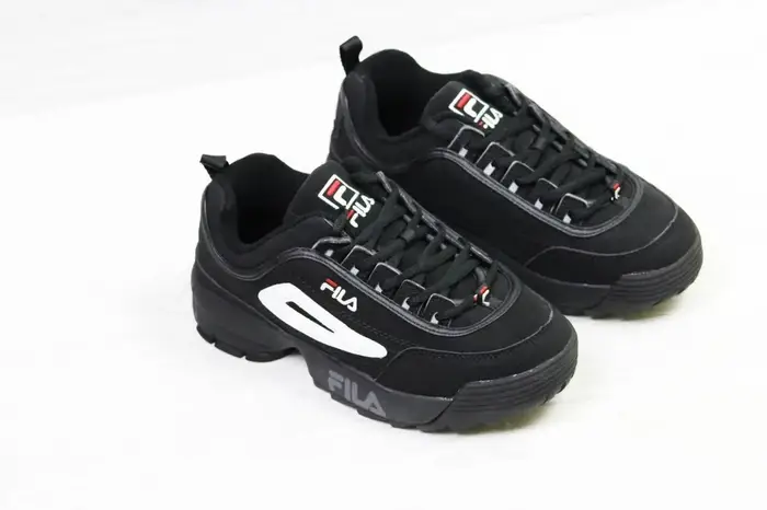 Купить Женские кроссовки FILA Фила. Черные. Код товара: Д - 5276 40 ...