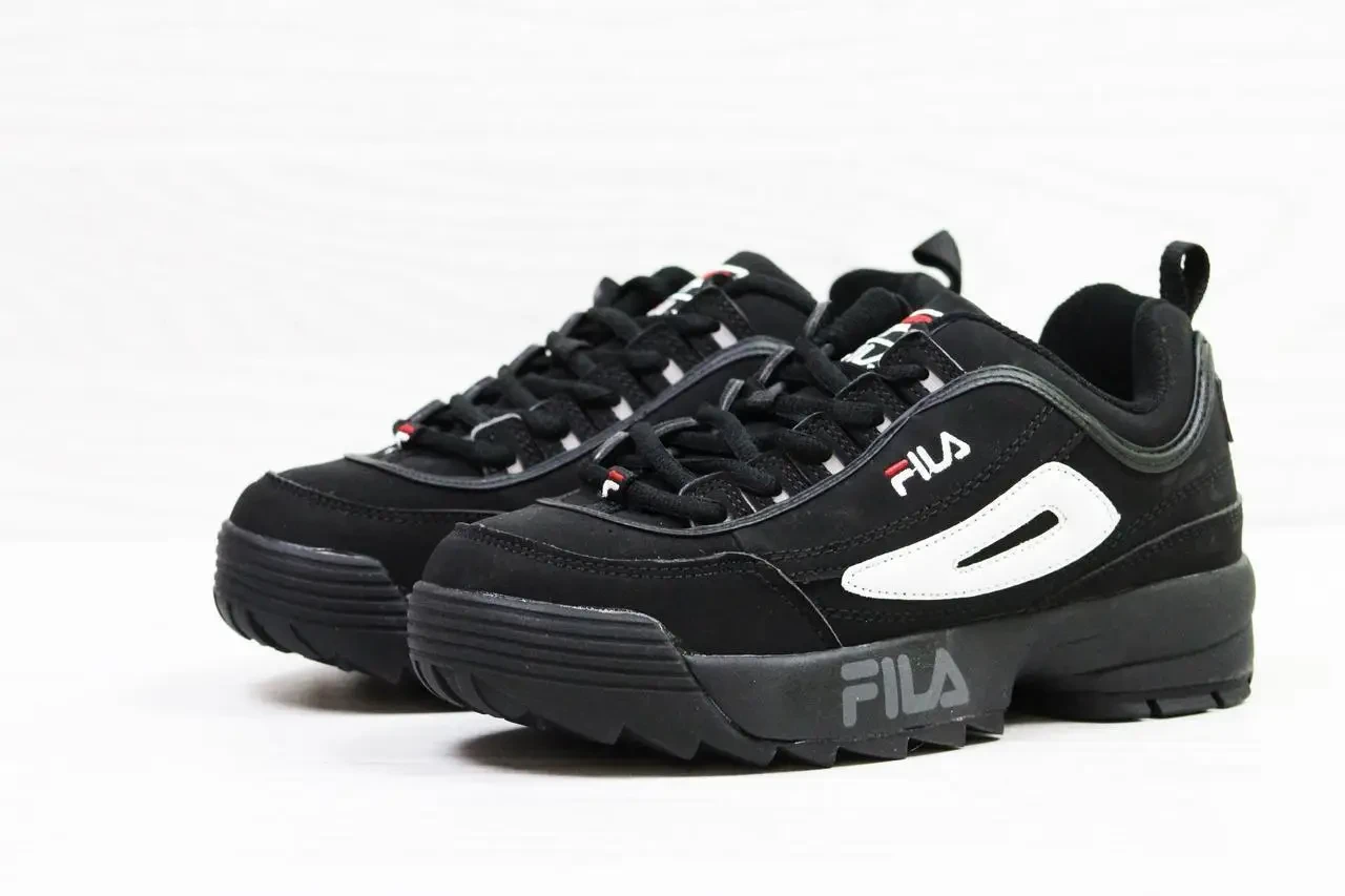 Купить Женские кроссовки FILA Фила. Черные. Код товара: Д - 5276 40 ...