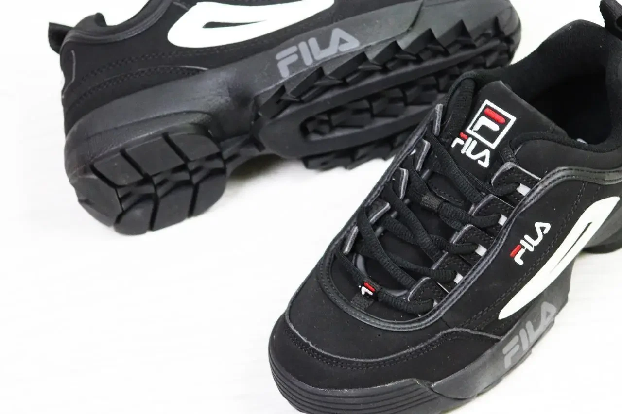 Купить Женские кроссовки FILA Фила. Черные. Код товара: Д - 5276 40 ...