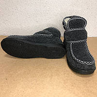 Черевики жіночі хутряні утеплені з застібкою 39р 25см, Домашні тапочки для жінок, Хутряні бурки