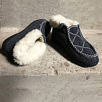 Черевики жіночі хутряні утеплені 38р 24см, Валянки шиті, Домашні капці для жінок