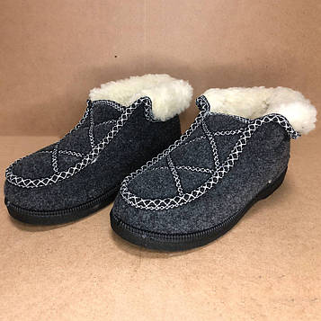 Черевики жіночі хутряні утеплені 39р 25см, Жіночі зимові черевики з повсті, Бурки на хутрі