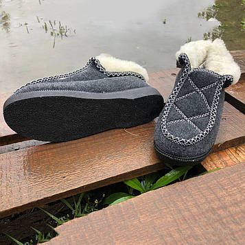 Черевики жіночі хутряні утеплені 38р 24см, Валянки шиті, Домашні капці для жінок