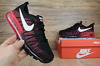 Мужские кроссовки Nike Найк Air Max черные с красным сетка. Код товара: ОД - 1509 43