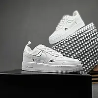 Мужские кроссовки Nike Air Force 1, белые 43