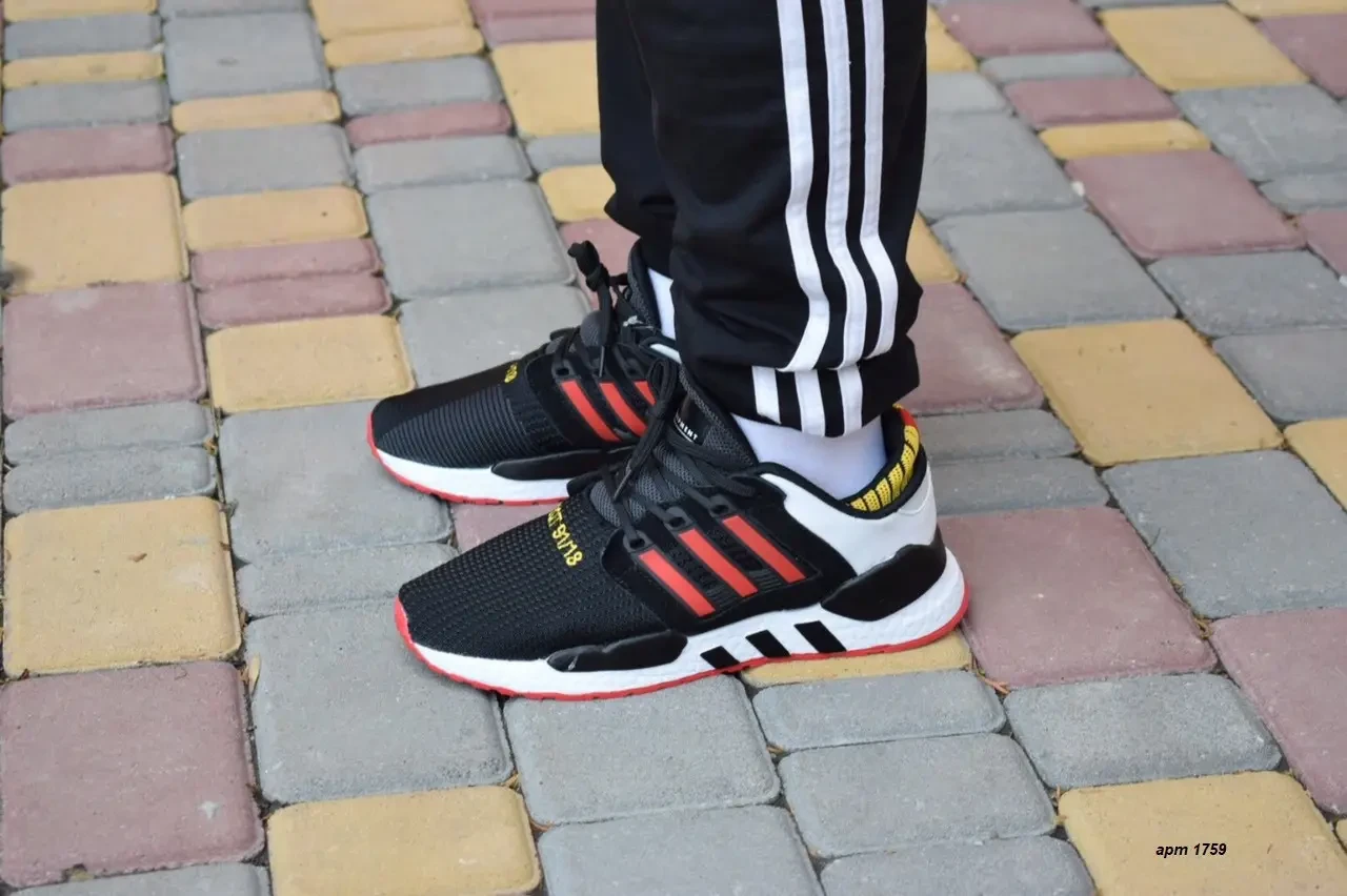 Мужские кроссовки Adidas Адидас quipment 91/18, сетка, текстиль, пена ...