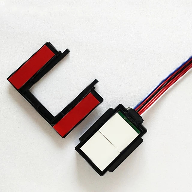 Сенсорний вимикач двоканальний для дзеркала WS08 12 вольтів, фото 1