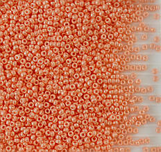 Бісер Miyuki Round Rocailles 11/0 колір - персиковий перлиновий