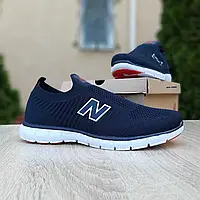 Мужские тапки New Balance Нью Беланс, сетка, пена, черные. 43