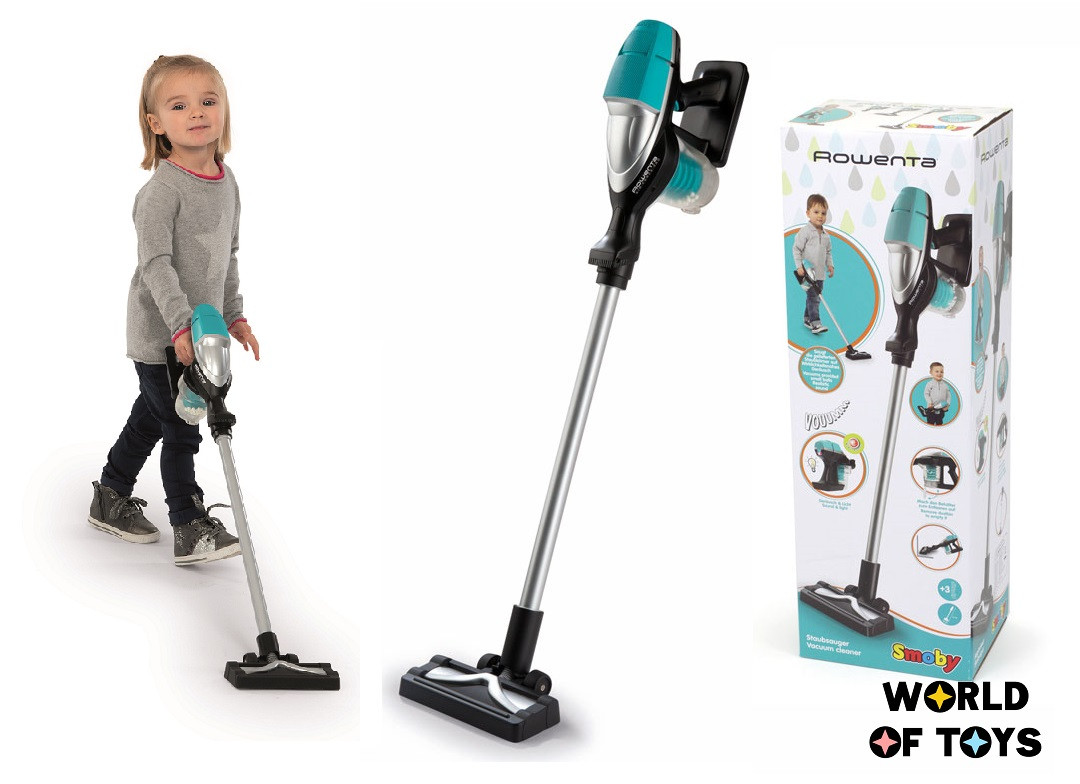 Пилосос Smoby "Ровента. Ідеальне прибирання" зі звук., та світл. ефектами, 3+ | 330215