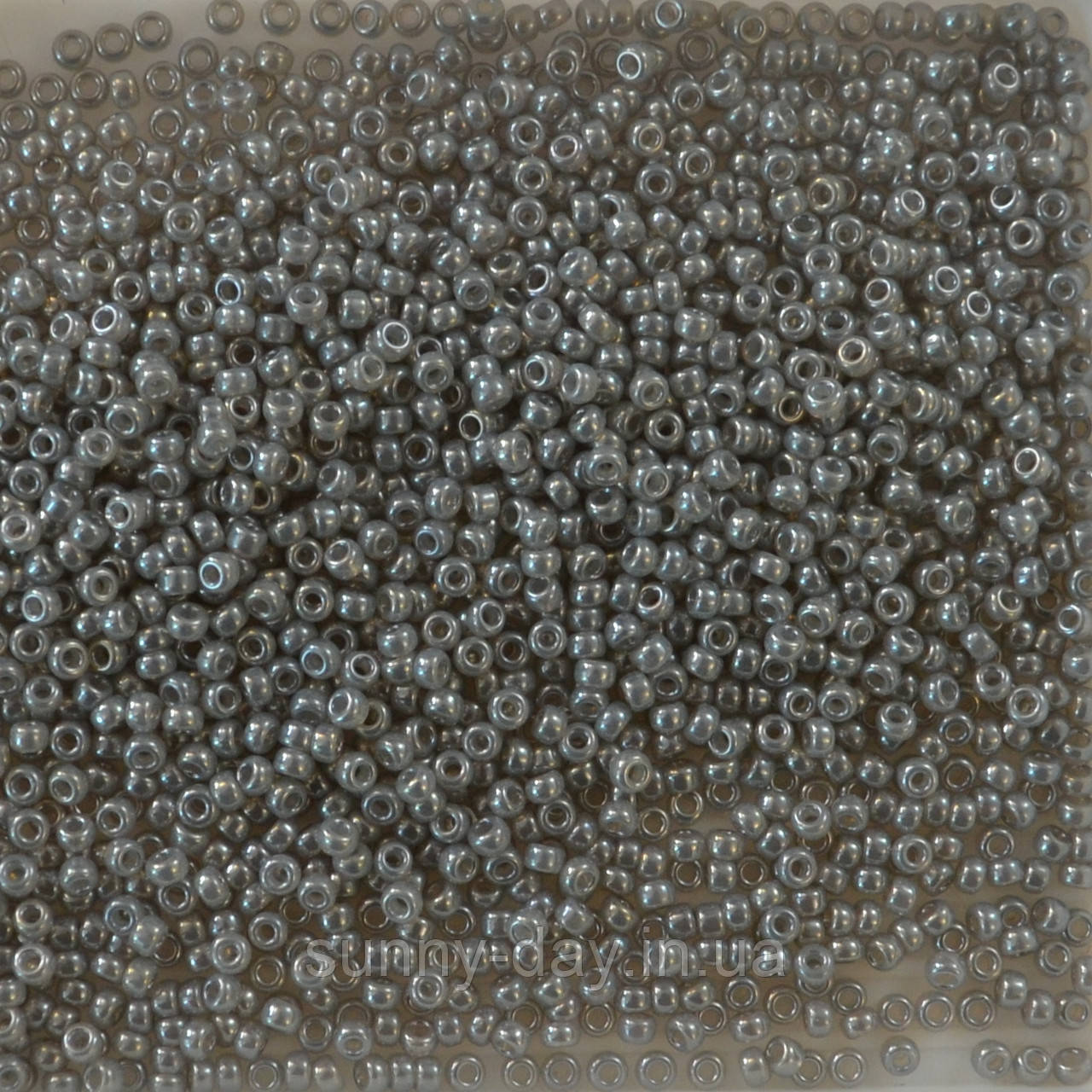 Бісер Miyuki Round Rocailles 11/0 колір - сірий перлиновий, фото 1