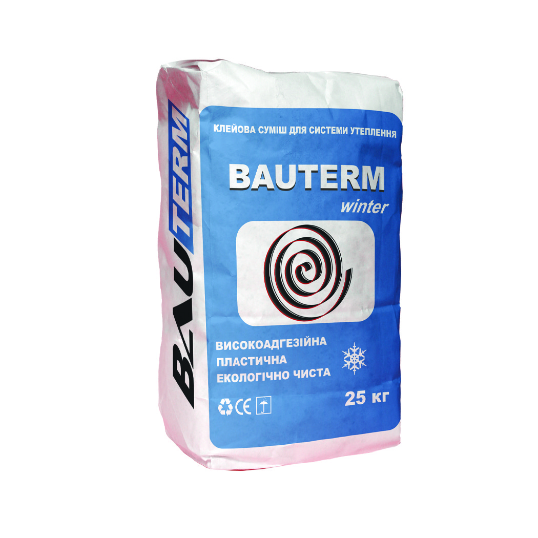 Клей універсальний для теплоізоляції Bauterm Winter (зима), фото 1