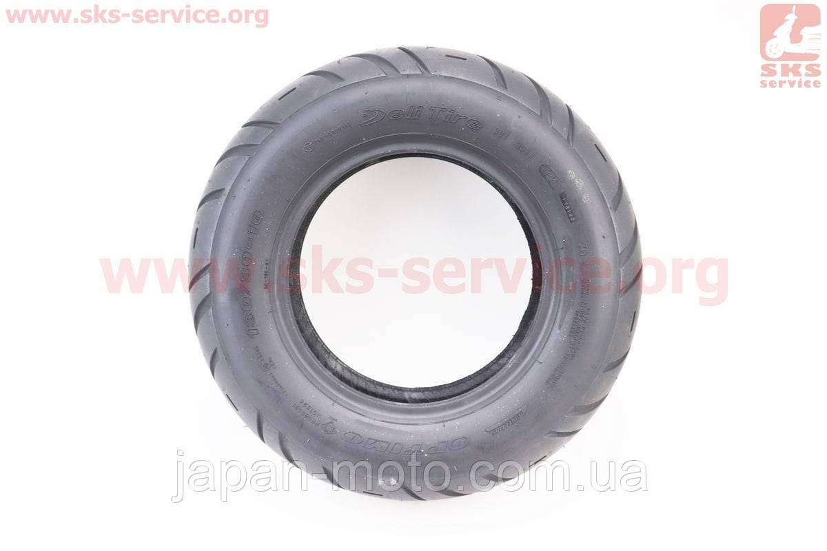 Шина 130/90-10 безкамерна, шосейний малюнок OPTIMO SC-106