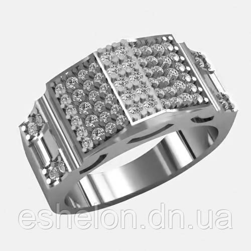 Печатка чоловіча срібна Стійкість КМ-1017