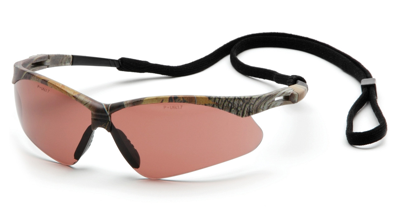 Окуляри захисні ProGuard Pmxtreme Camo (bronze) Anti-Fog, коричневі в камуфльованій оправі