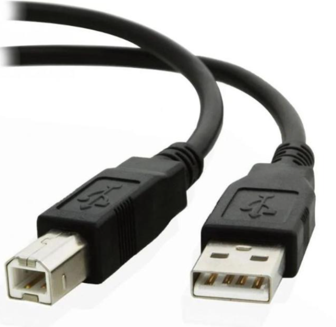 Кабель USB 2.0 AM-BM для принтера 150 см Black, фото 1