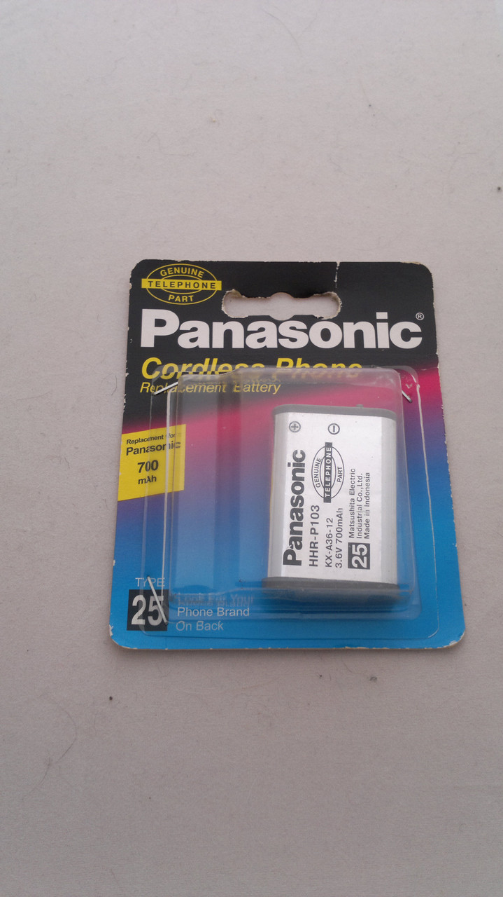 Акумулятор Panasonic P103 - 750mAh Для радіотелефону, фото 1
