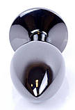 Серія Anal Plug Boss - ювелірні вироби Dark Silver Plug Pink S, BS6400026, фото 7